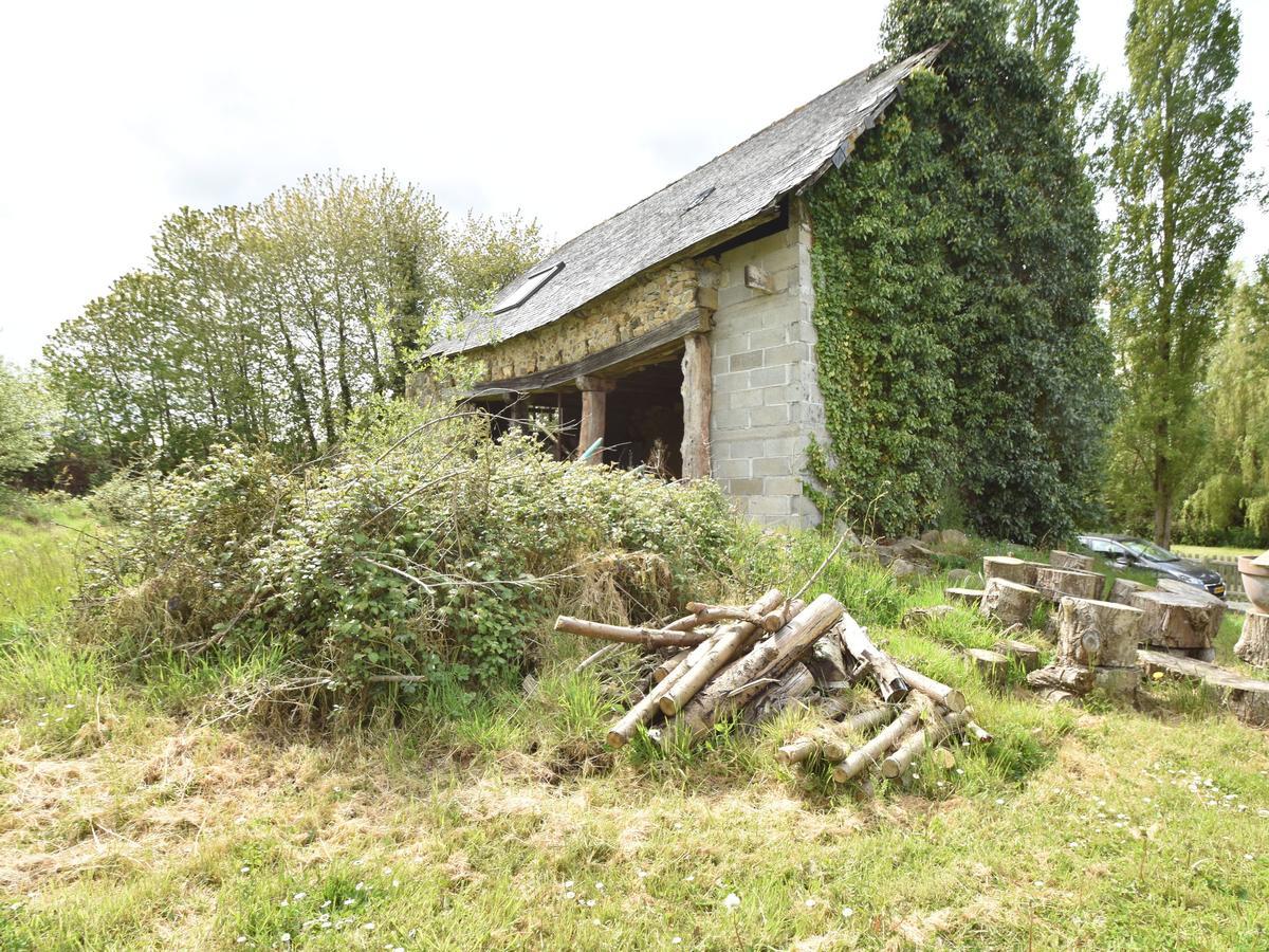 Breton Stone House In Saint Gilles Les Bois Villa Bagian luar foto